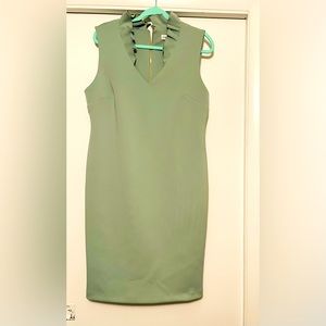 NWT Calvin Klein MIDI Soft Green Dress!